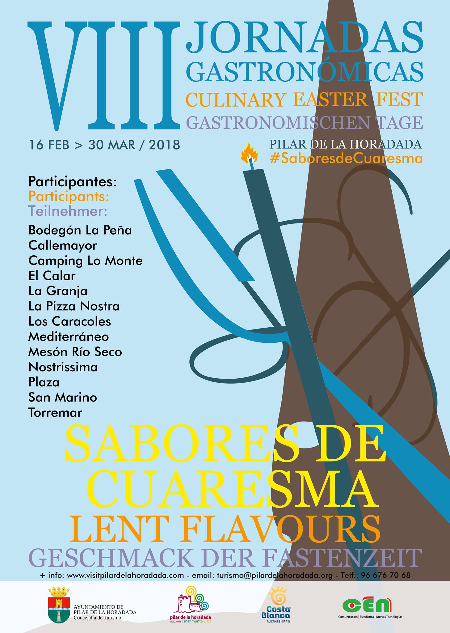 Jornadas Gastronomicas Pilar de la Horadada Sabores de Cuaresma 2018