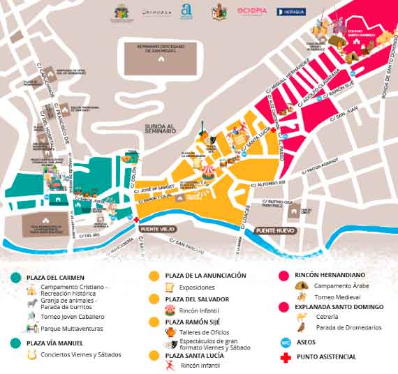 mapa-mercado-medieval-de-Orihuela-2020 mapa-mercado-medieval-de-Orihuela-2020