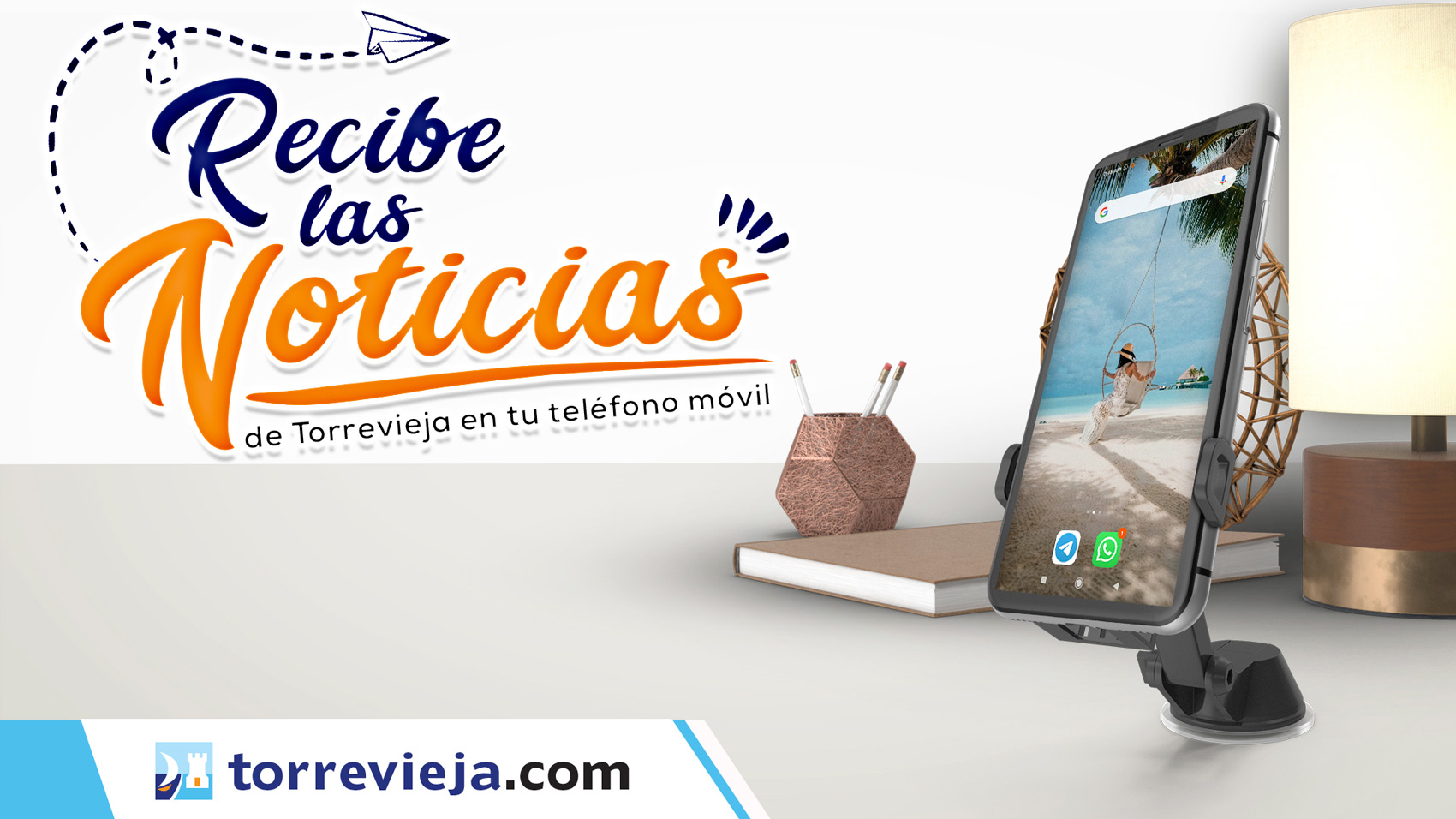 recibir mensajes y noticias de Torrevieja por whatsapp y Telegram