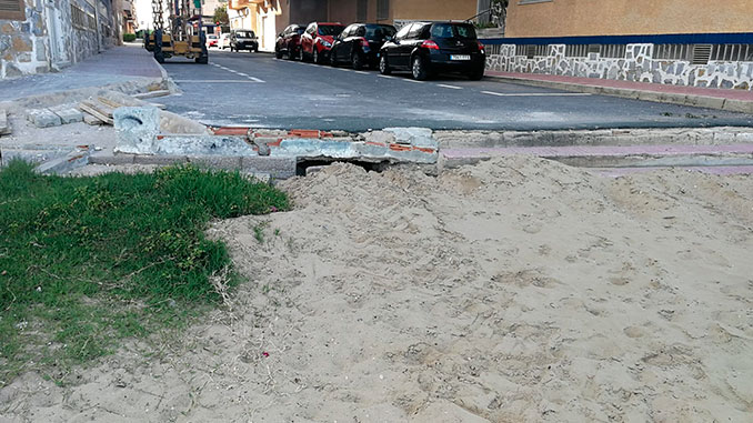 Reparación de los accesos a las playas