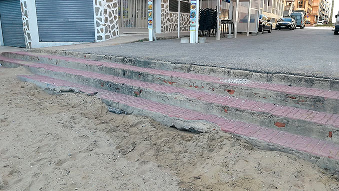 Reparación de los accesos a las playas