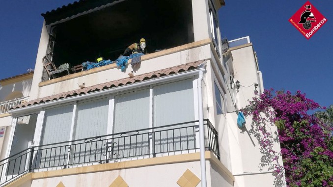 Fire Rips Through House Villamartin Orihuela Costa 1