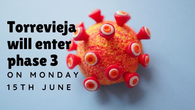 Torrevieja will enter phase 3