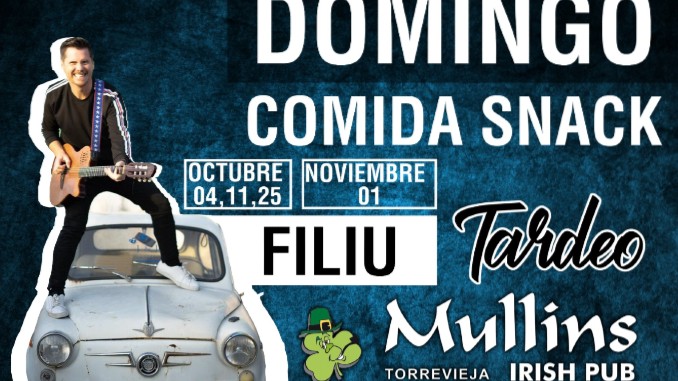 Domingos de Tardeo en JMullins Torrevieja con la actuación de Filiu