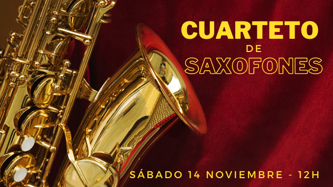 cuarteto de saxofones en el templete del jardin de doña sinforosa torreviejacom