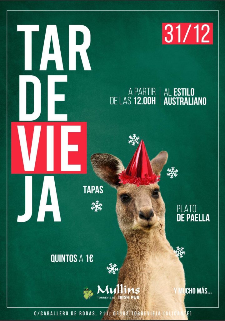 tardevieja en mullins irish pub torrevieja navidades 2020