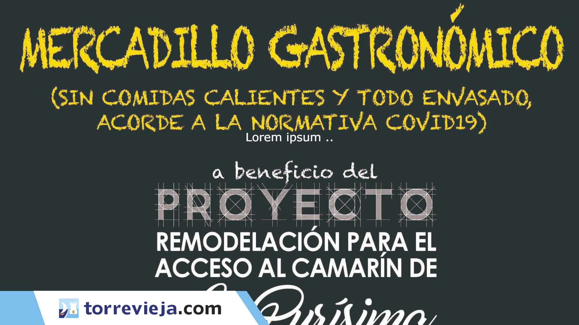 mercadillo gastronomico Torrevieja hijos de la inmaculada