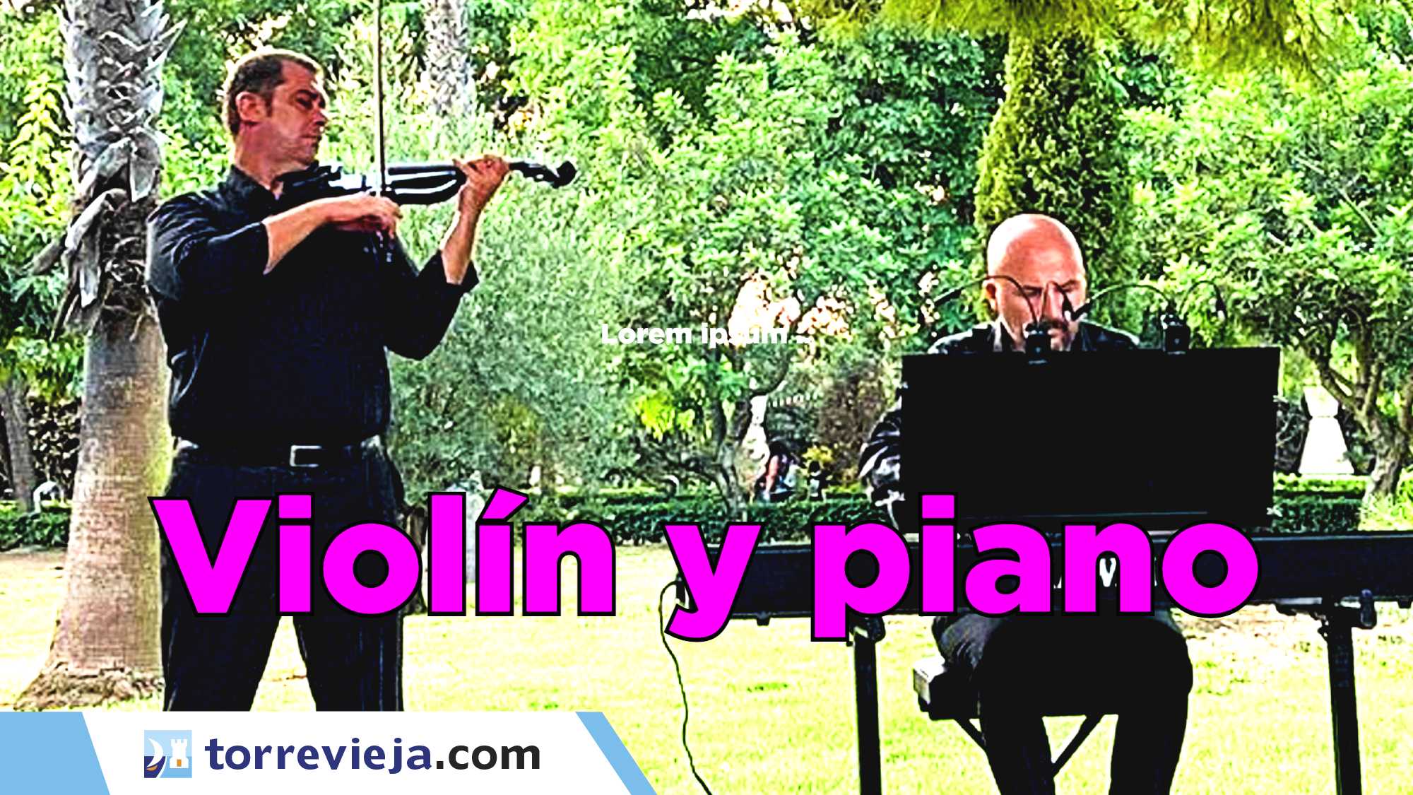 Concierto de Violín y piano torrevieja