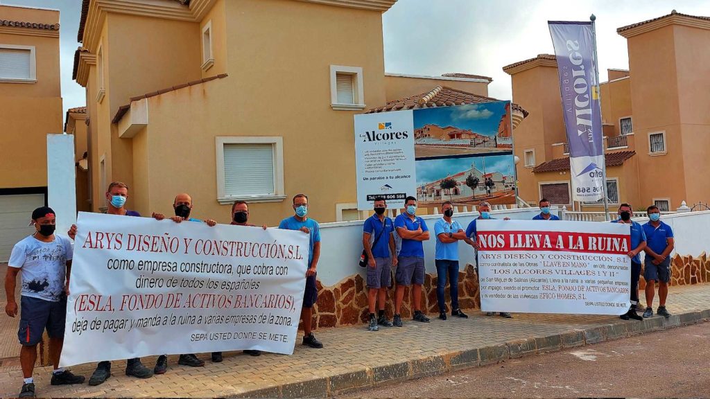 la Sareb impago Arys Diseño y Construcción