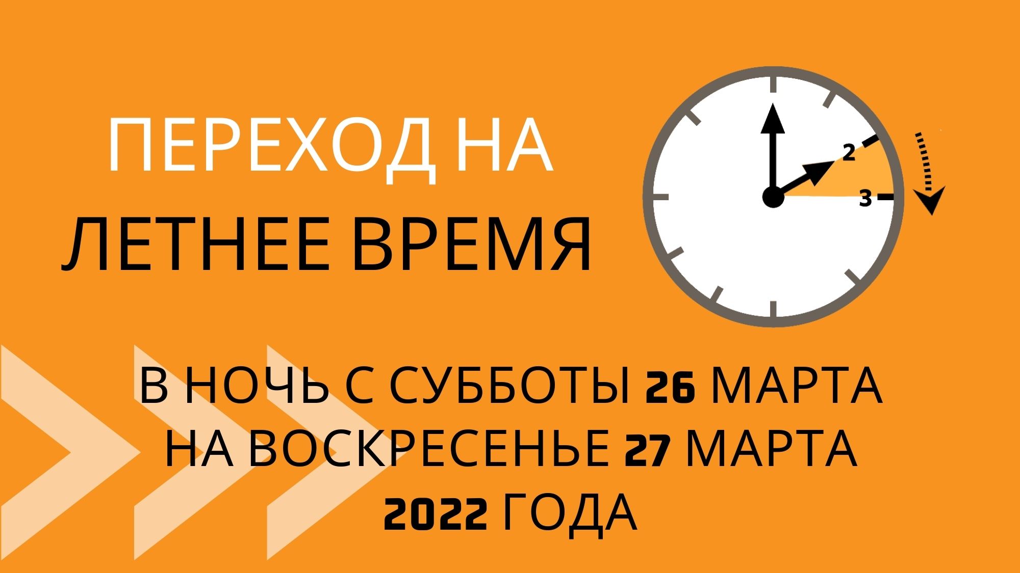 Переход на летнее время