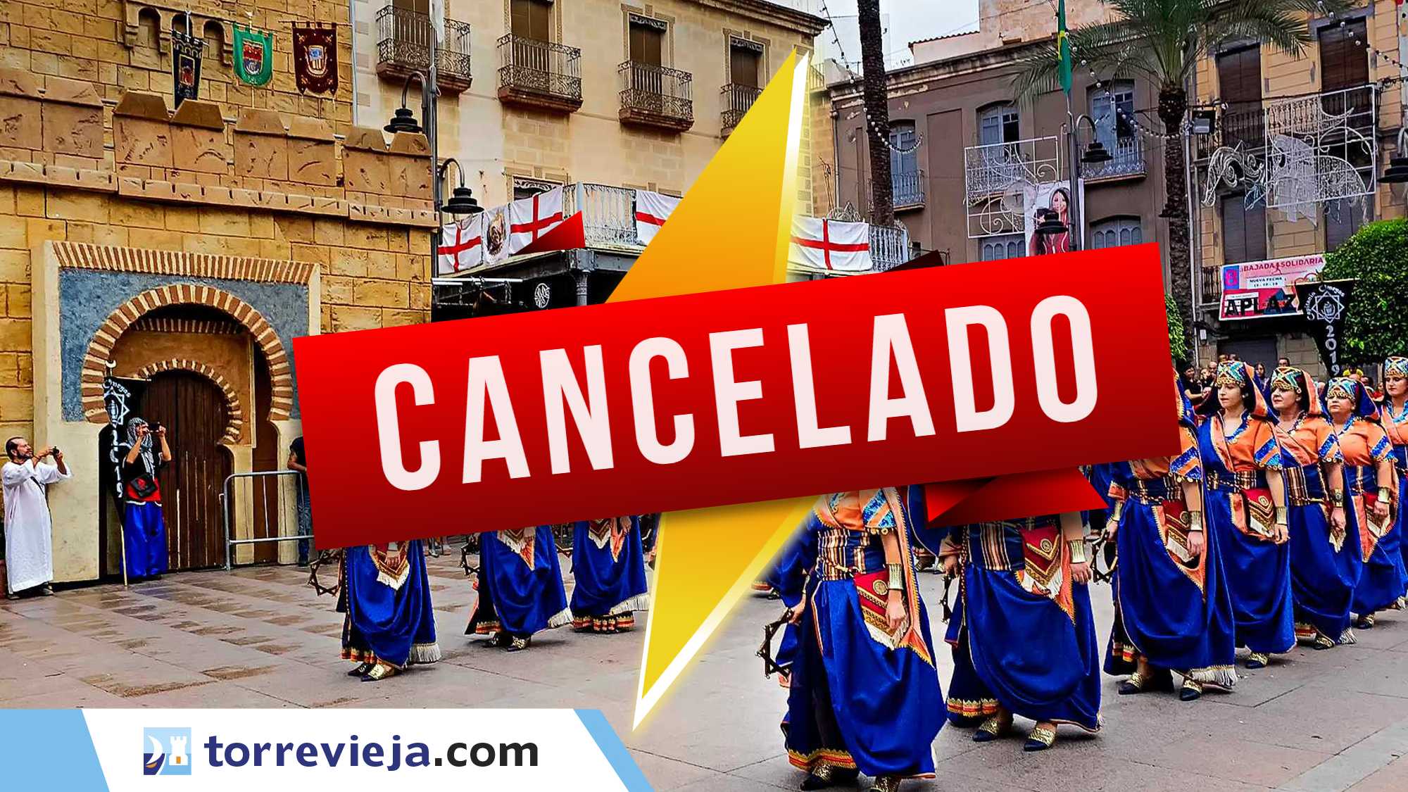 CANCELADO Desfile de Verano Moros y cristianos Crevillente Torrevieja 2022