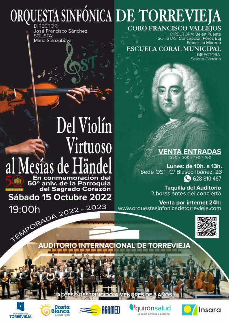 Concierto Orquesta Sinfónica Torrevieja Mesias Händel