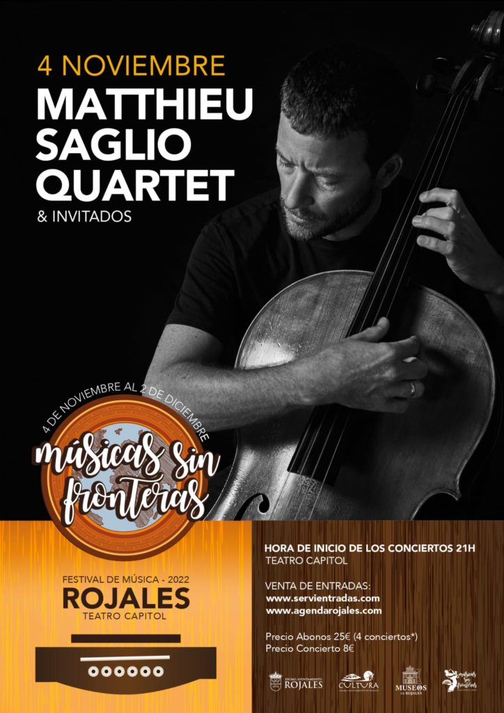 Musicas-sin-fronteras-Rojales-2022-Torreviejacom-Matthieu-Saglio-Quartet