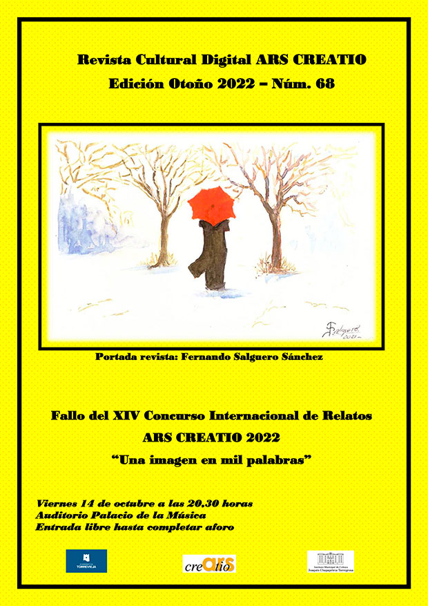 Presentación del número 68 de la revista cultural digital Ars Creatio
