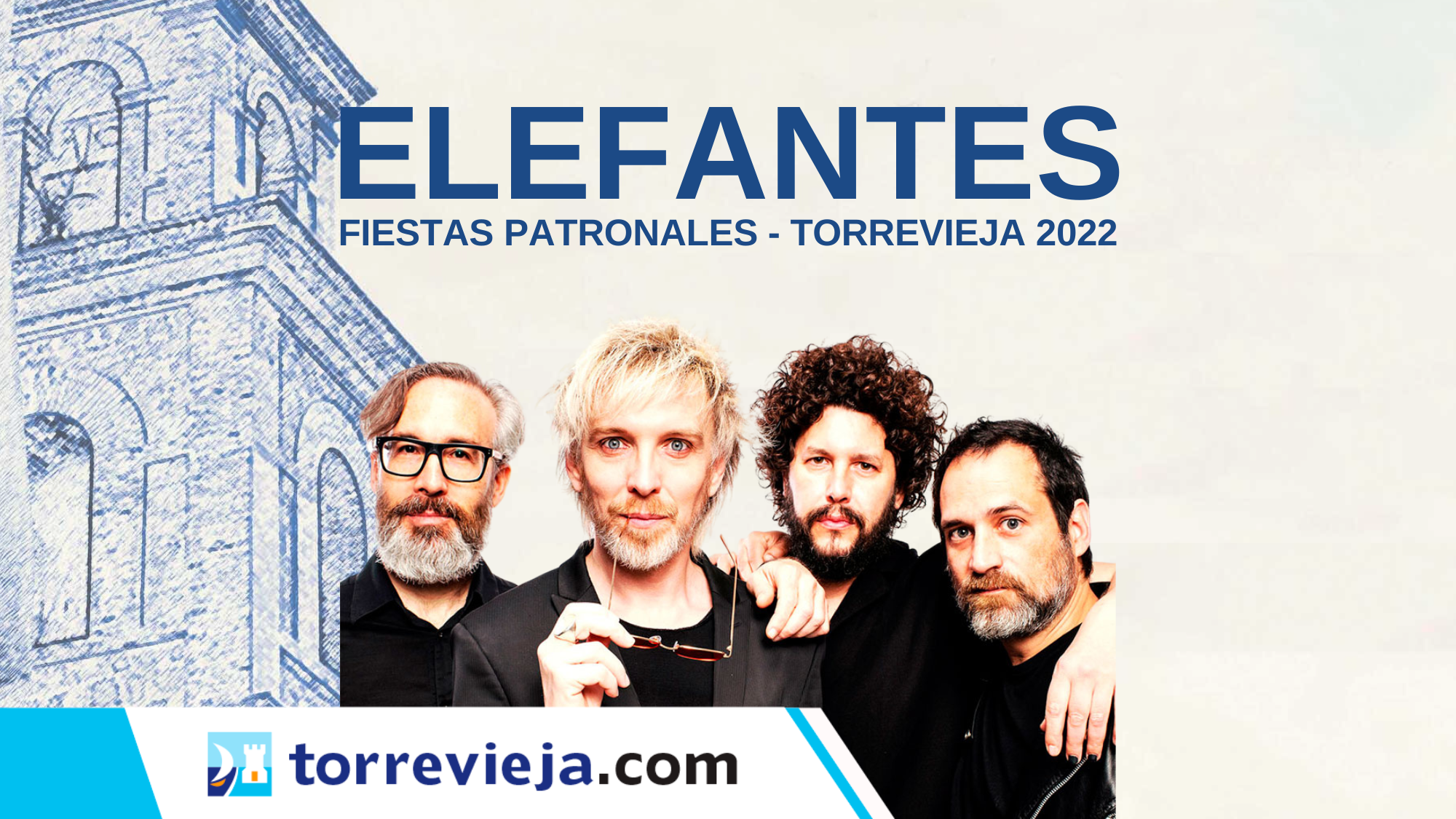 Concierto ELEFANTES Torrevieja Fiestas Patronales 2022