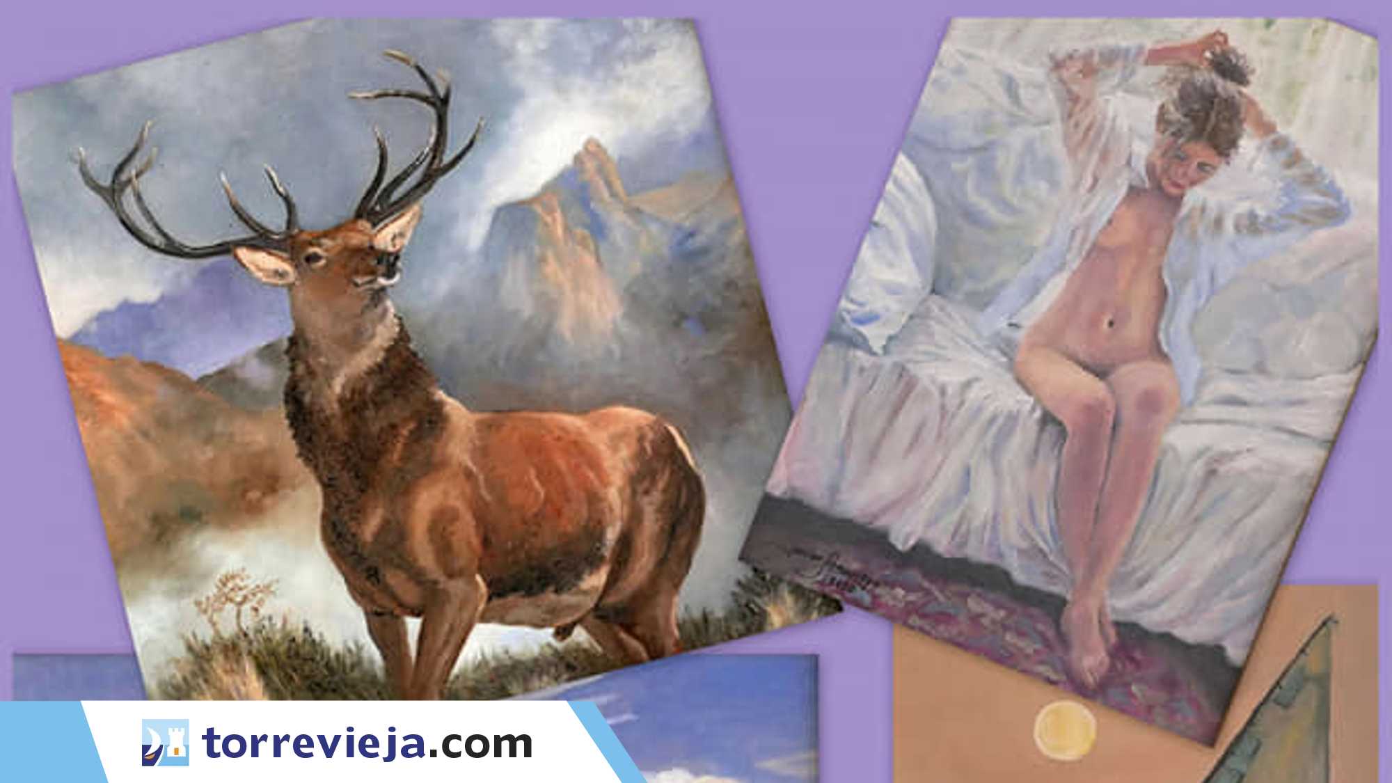 Exposición de pinturas de Javier Samaniego Rojales Torreviejacom