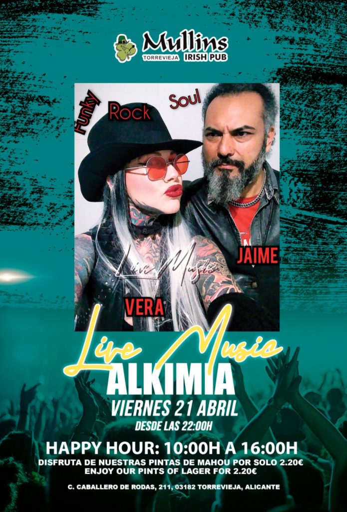 Musica en Directo ALKIMIA  en JMullins Torrevieja com