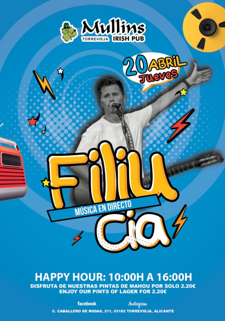 Musica en Directo - Filiu&CIA  en JMullins Torrevieja com