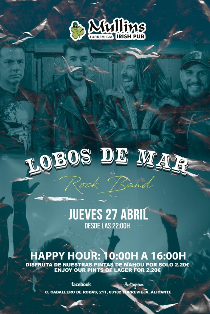 Musica en Directo - Lobos de Mar  en JMullins Torrevieja com