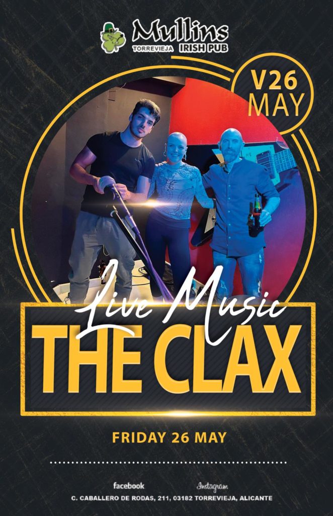 THE CLAX - Música en Directo en JMullins Torrevieja