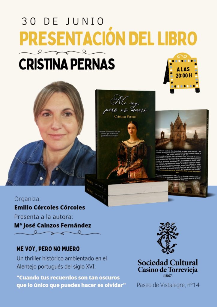 Presentación del libro de Cristina Pernas en Torrevieja 2023-2