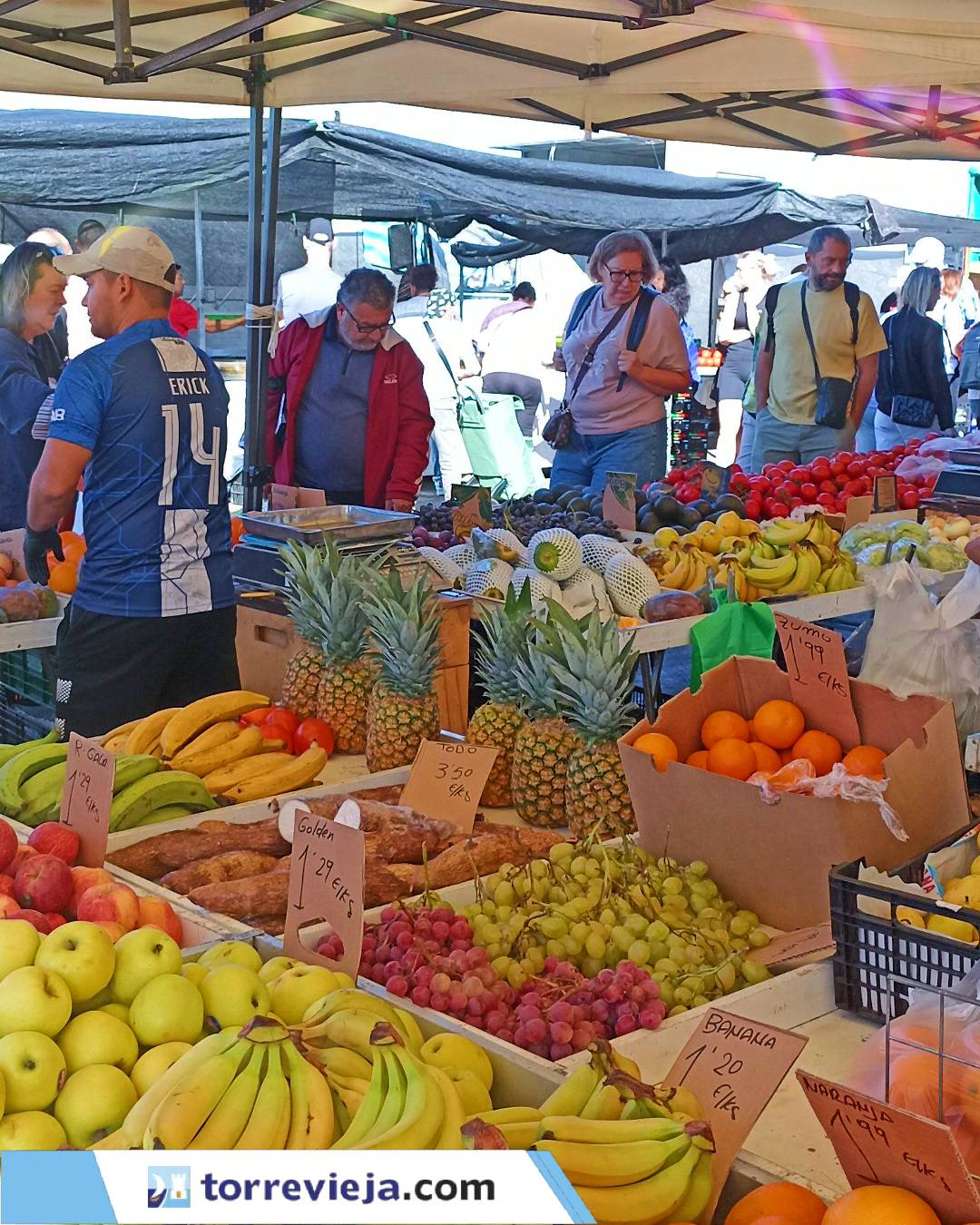 mercadillo de los viernes en Torrevieja