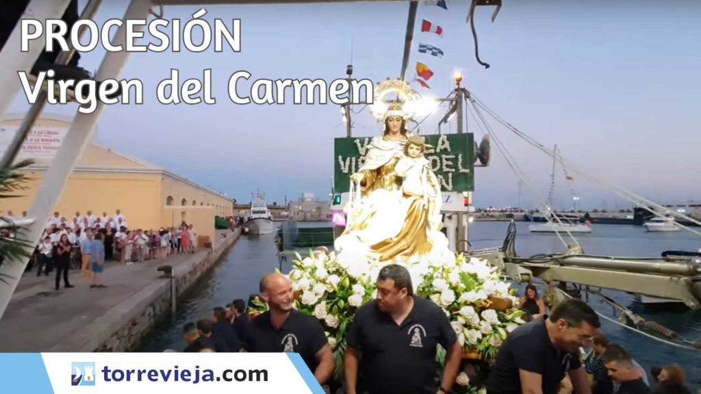 procession virgen del carmen Torrevieja 2023