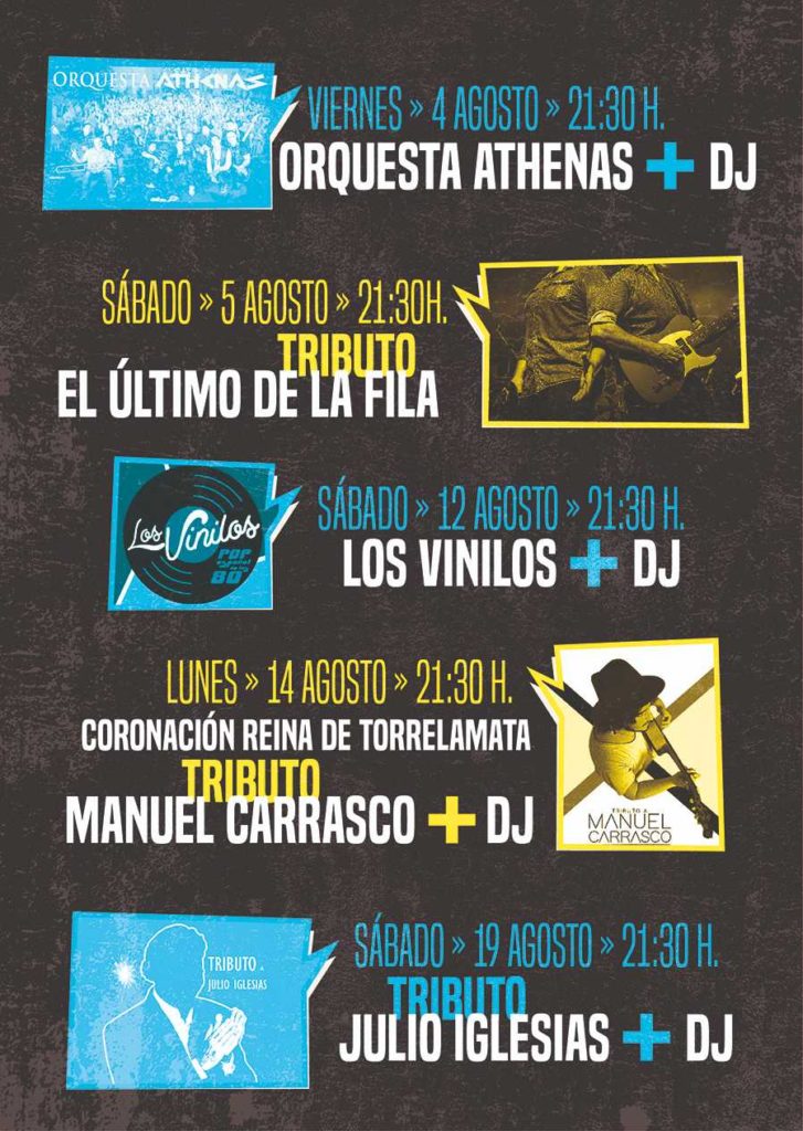 summer party programme of La Mata - Torrevieja 2023