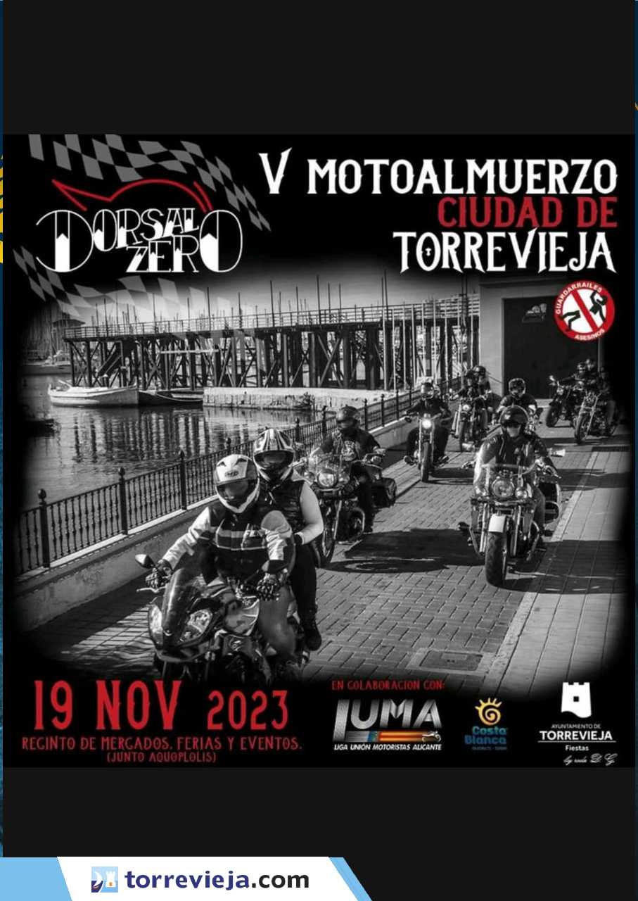 Hermandad motera Dorsal Zero Torrevieja motoalmuerzo 2023