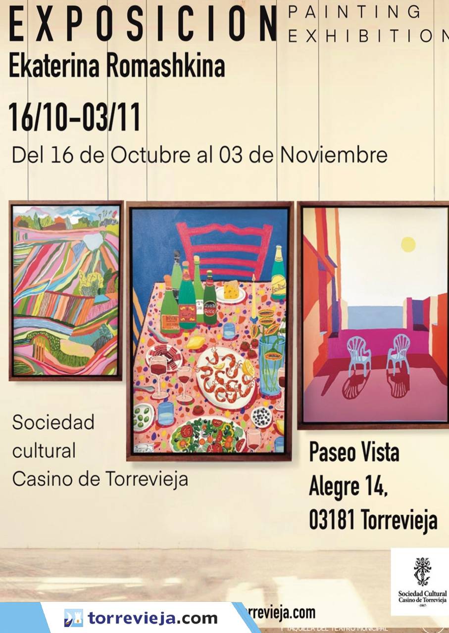 Exposición de Ekaterina Romashkina en Torrevieja