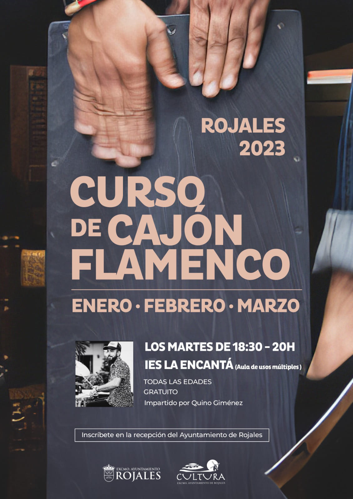 curso de cajon flamenco quique gimenez Rojales