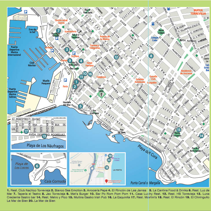 Mapa Ruta de la Tapa NOVIEMBRE 2024 Torrevieja