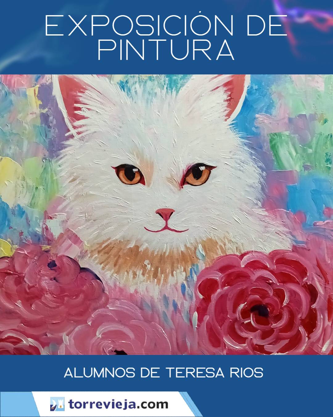 EXPOSICION PINTURA alumnos Teresa Rios Torrevieja Casino 2024