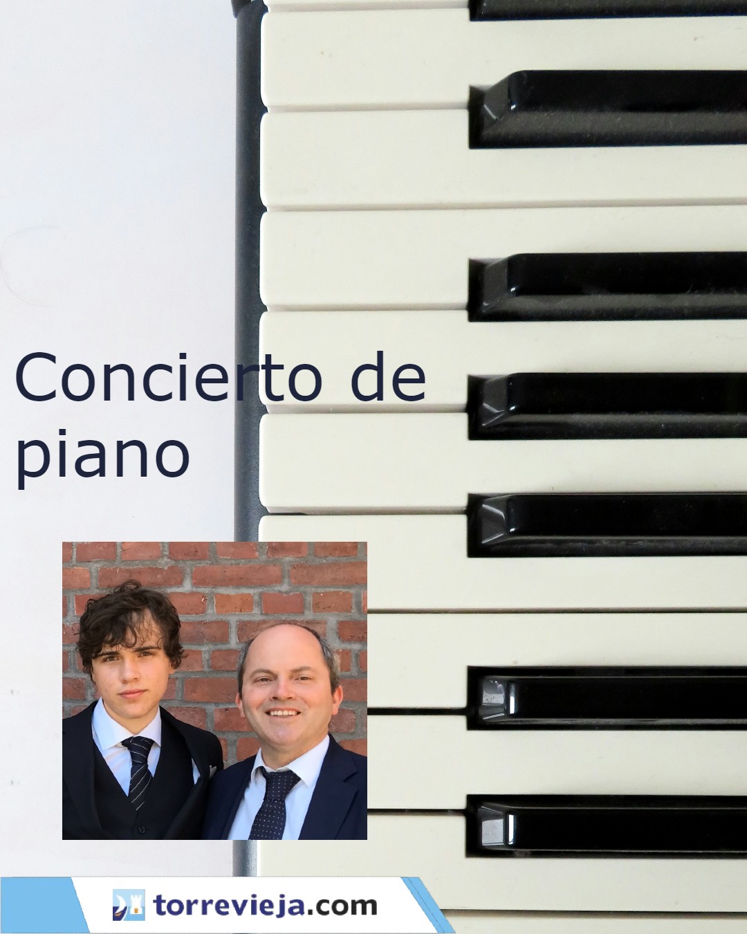 concierto de piano iglesia Noruega Torrevieja Daniel and Kristian