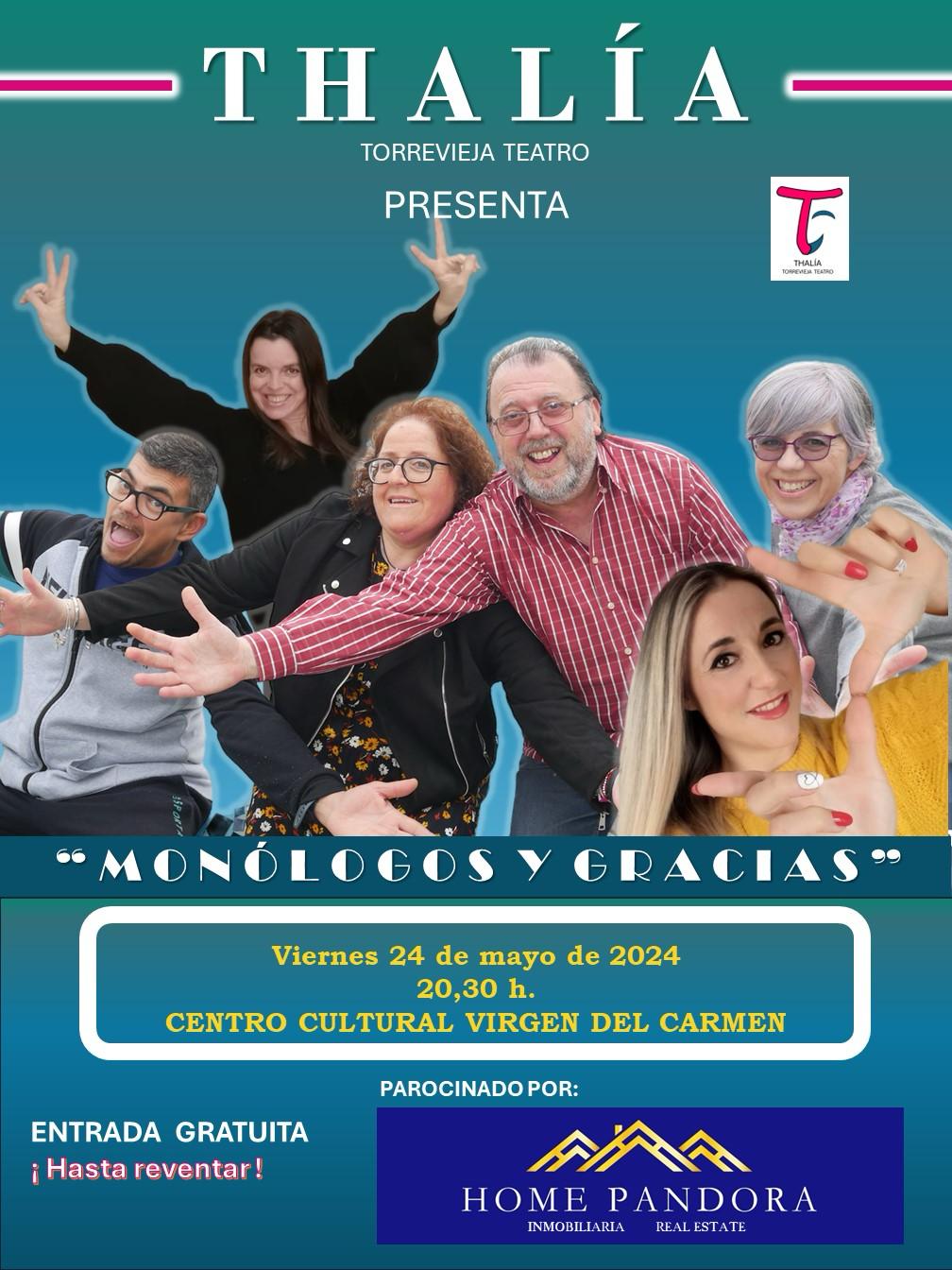 grupo de teatro amateur thalía Torrevieja monogolos Mayo 2024