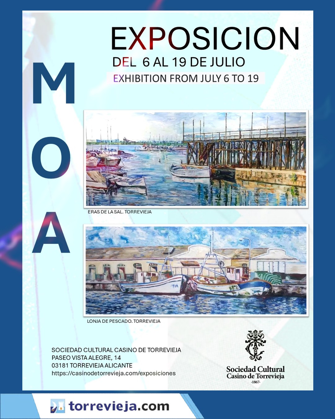 EXPOSICIÓN DE PINTURA DEL ARTISTA MOA