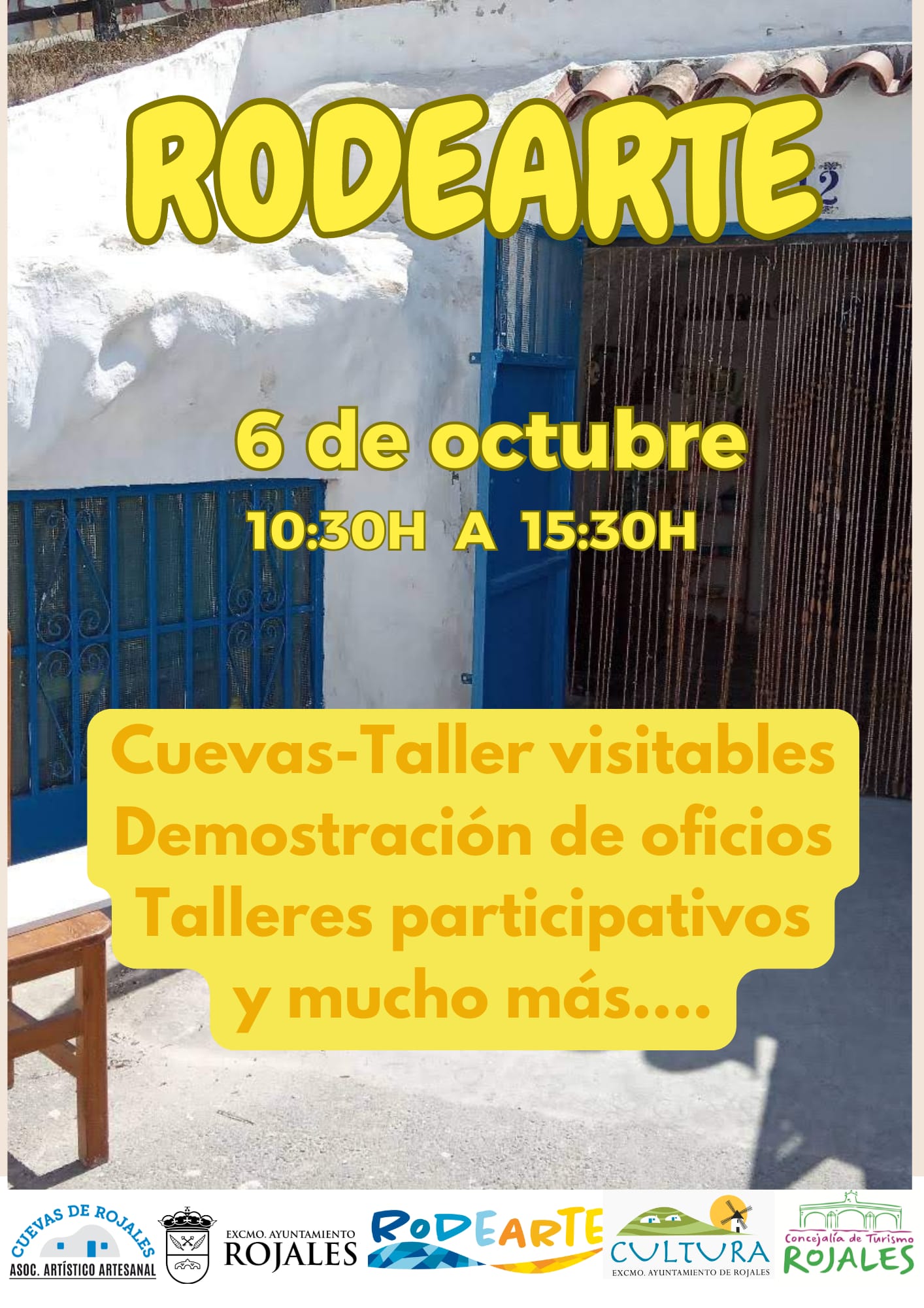 Disfruta de actividades gratuitas para todos los públicos el Domingo 6 de OCTUBRE 2024 en las Cuevas del Rodeo de Rojales