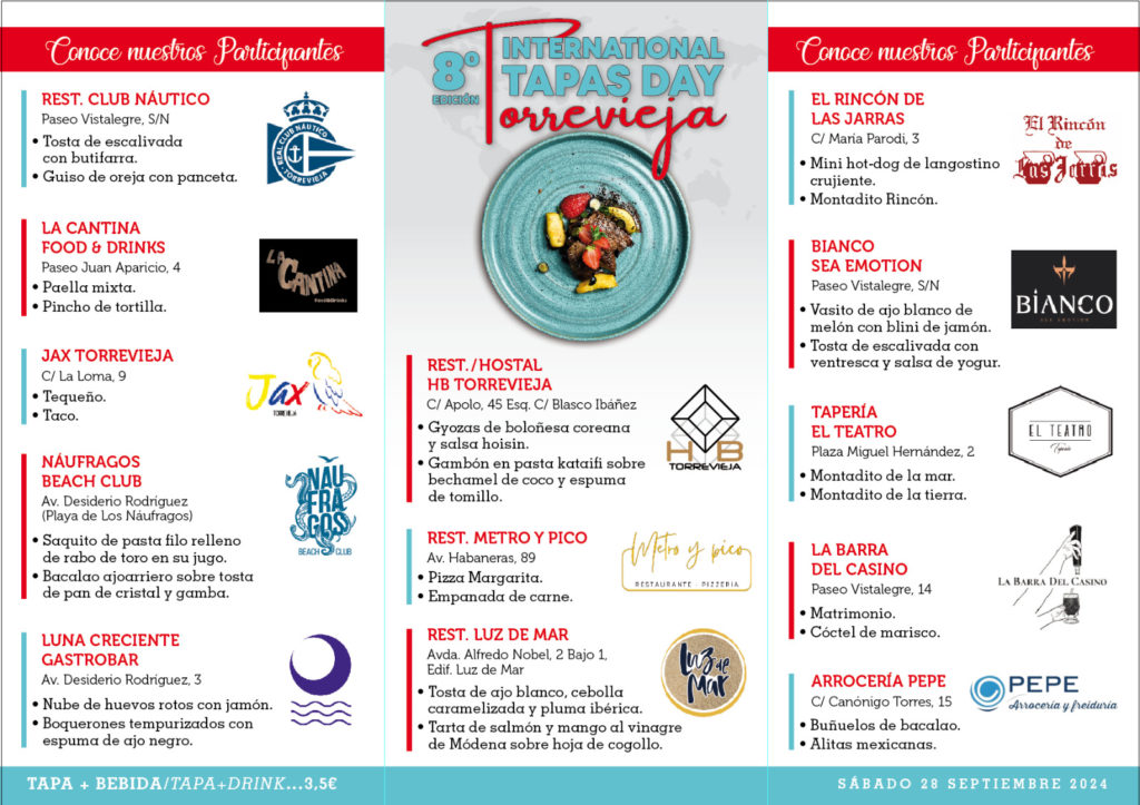 International Tapas Day Torrevieja 2024