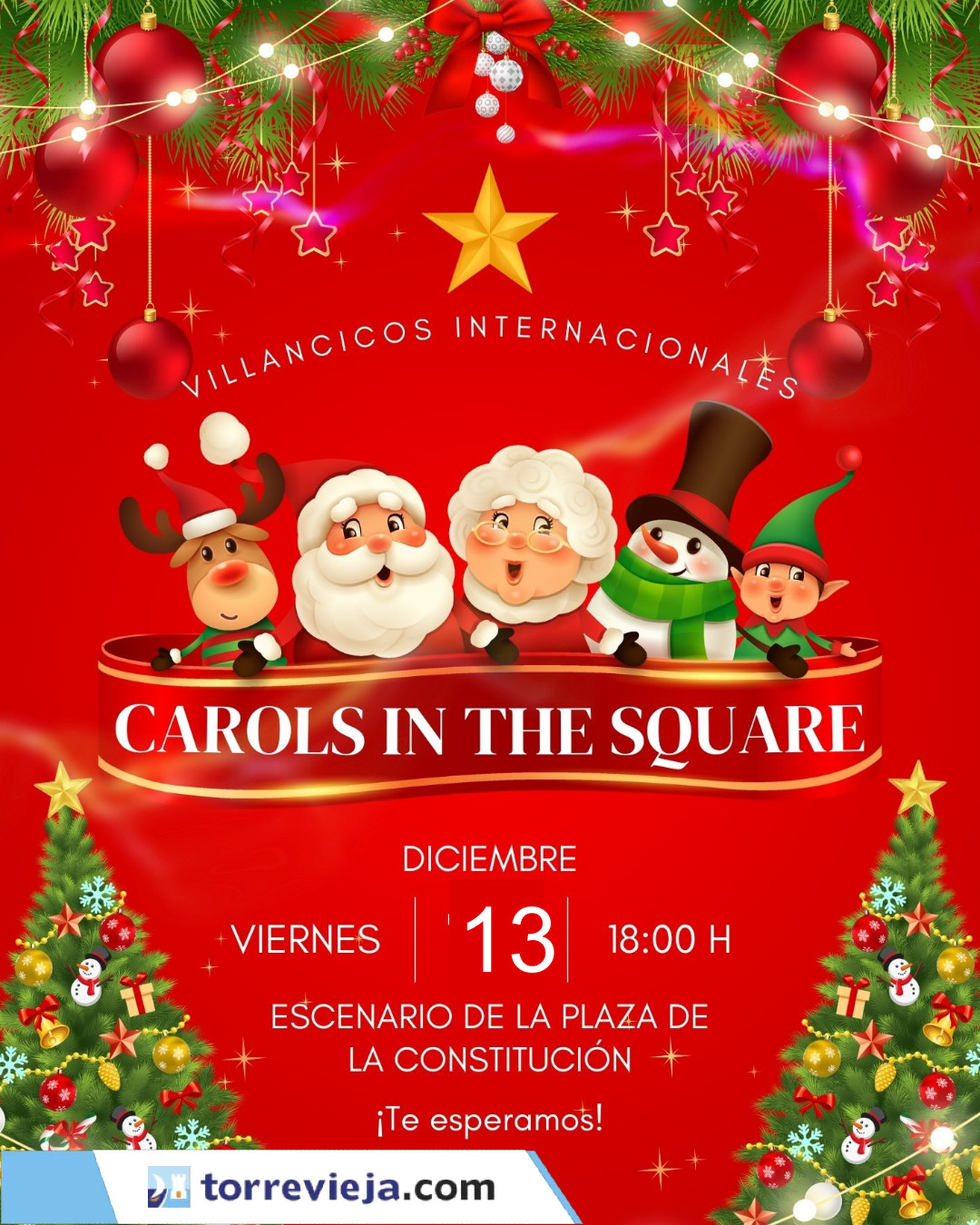 carols in the square Torrevieja 2024