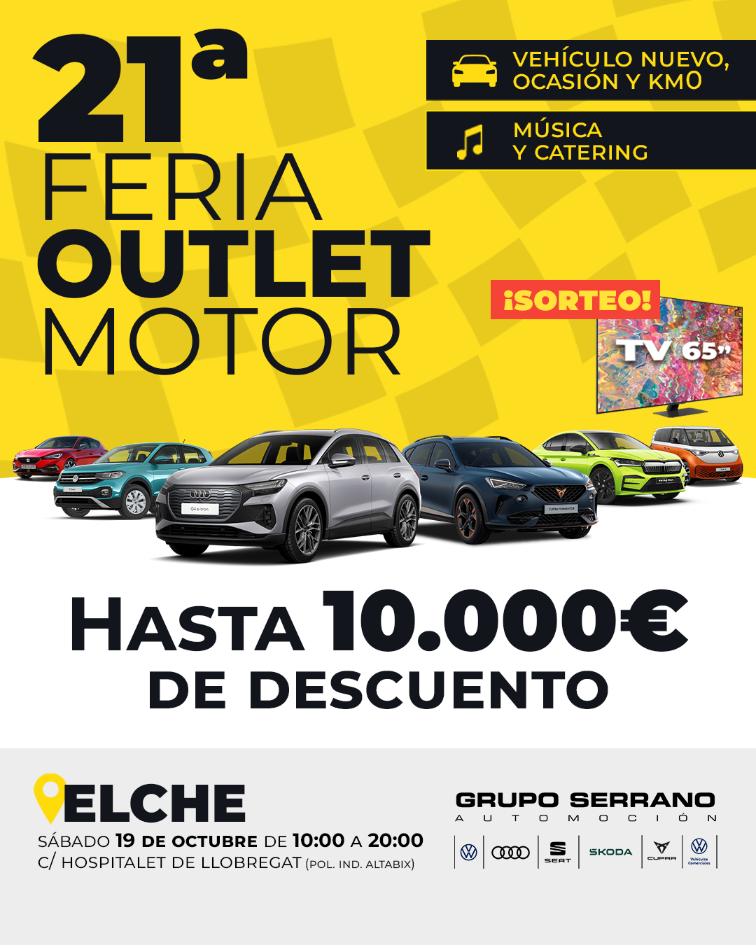 Grupo serrano feria outlet 19 octubre 2024