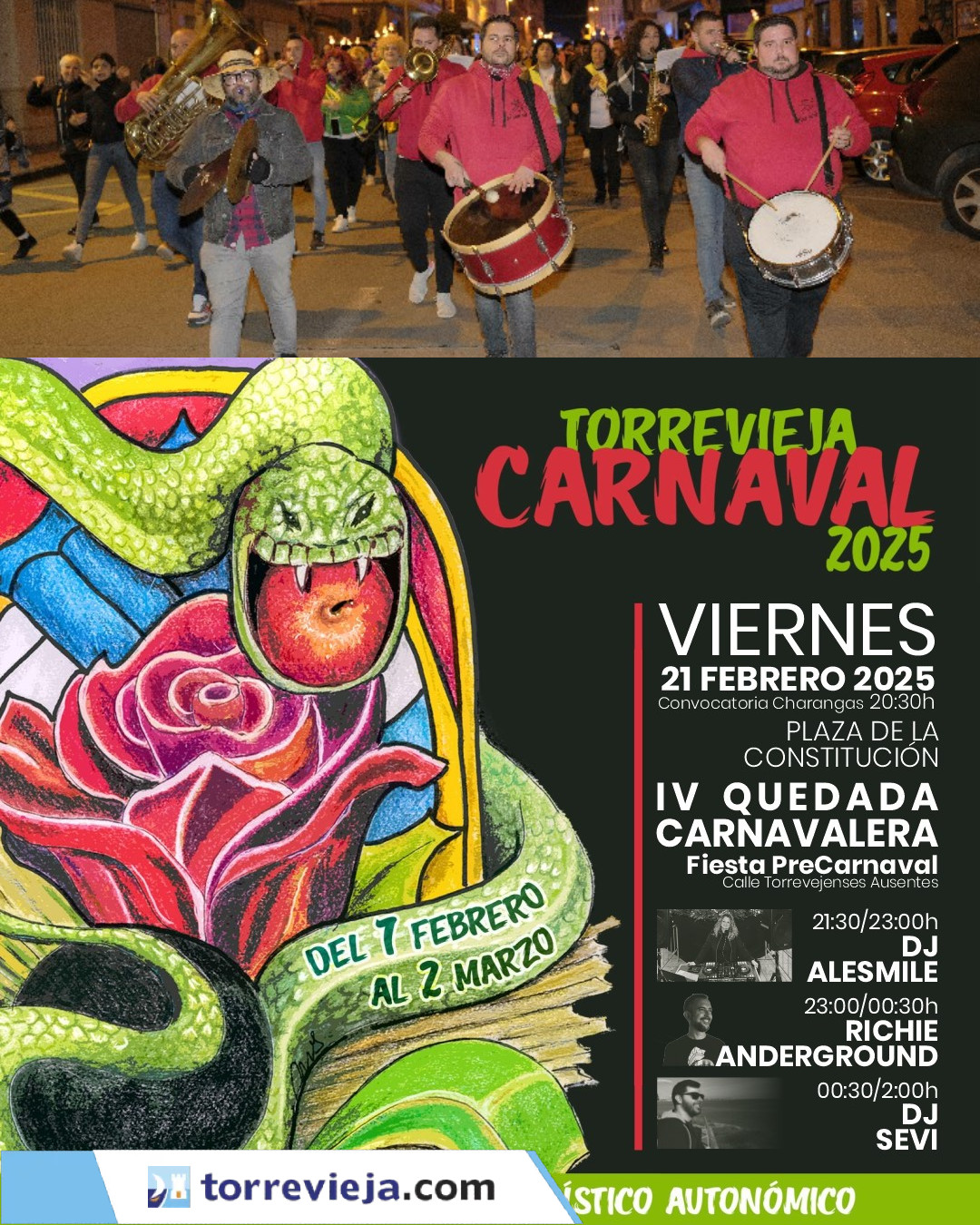 quedada carnaval torrevieja 2025