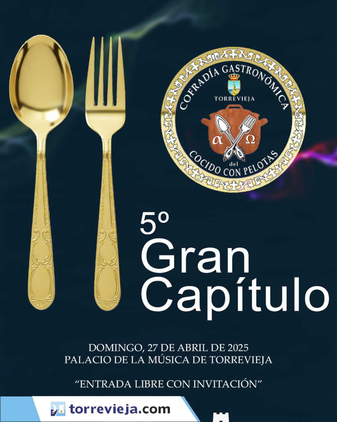 cartel gran capitulo cofradia gastronomica cocido con pelotas 2025