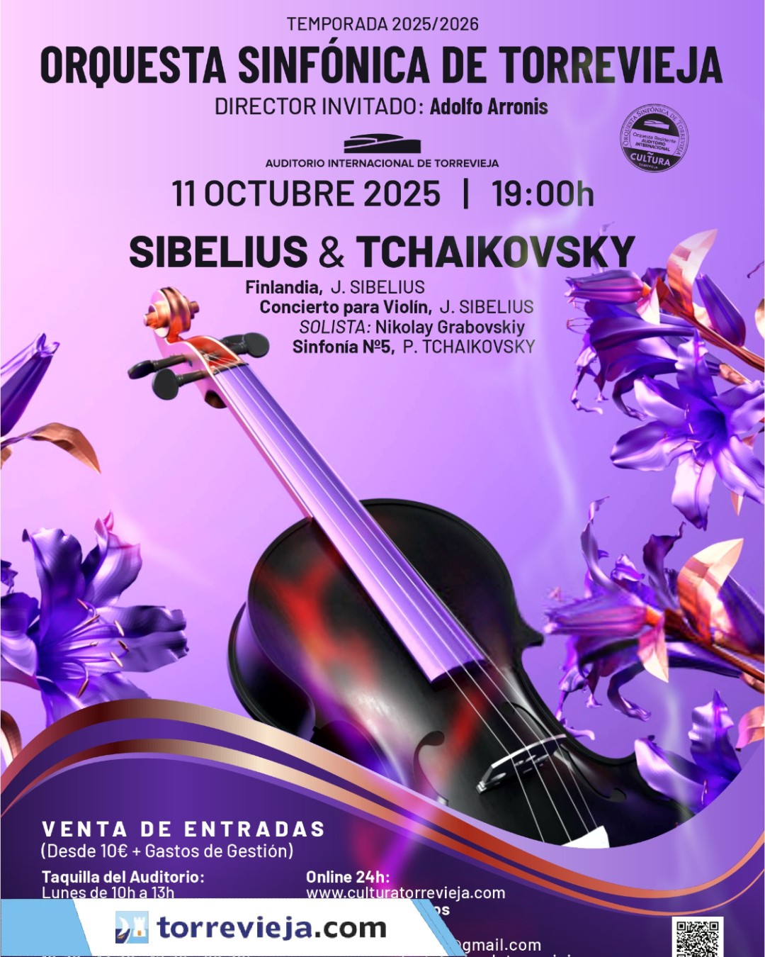 OST SIBELIUS Y TCHAIKOVSKY