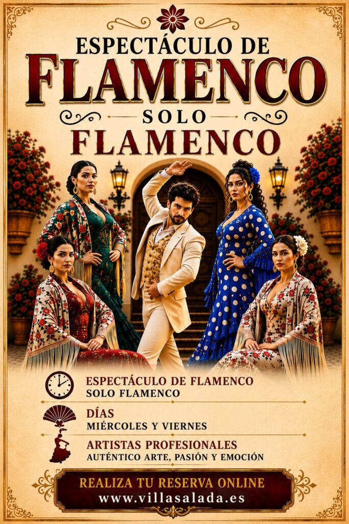 flamenco-esitys Torreviejassa 2026 Villasalada