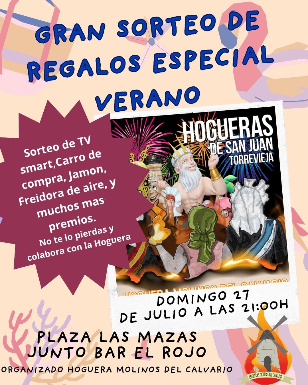sorteo regalos hogueras Torrevieja