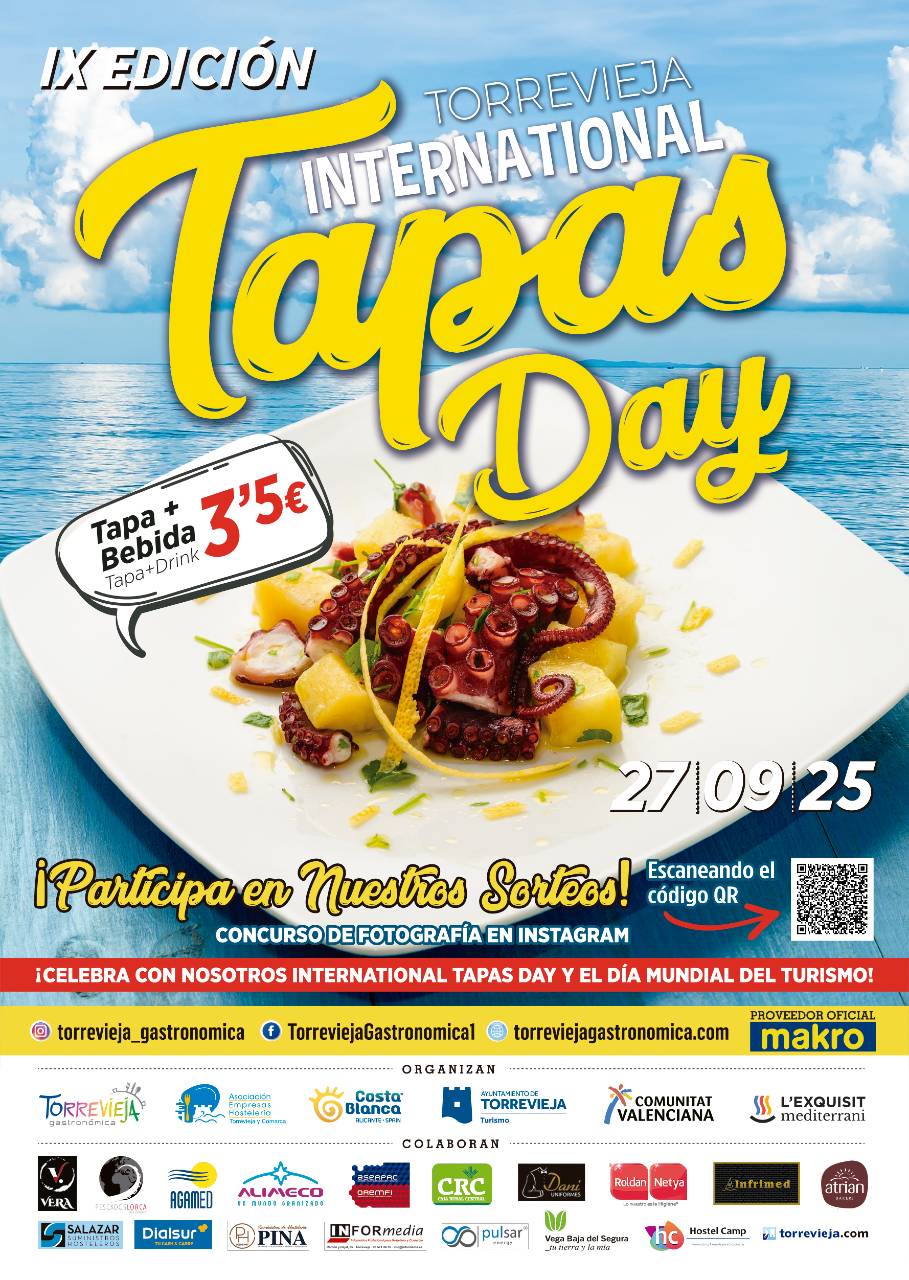 INTERNATIONAL TAPAS DAY Torrevieja 27 de septiembre 2025
