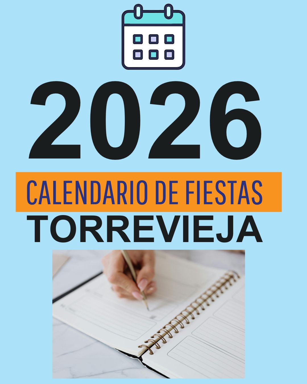 CALENDARIO DE FIESTAS 2026 TORREVIEJA