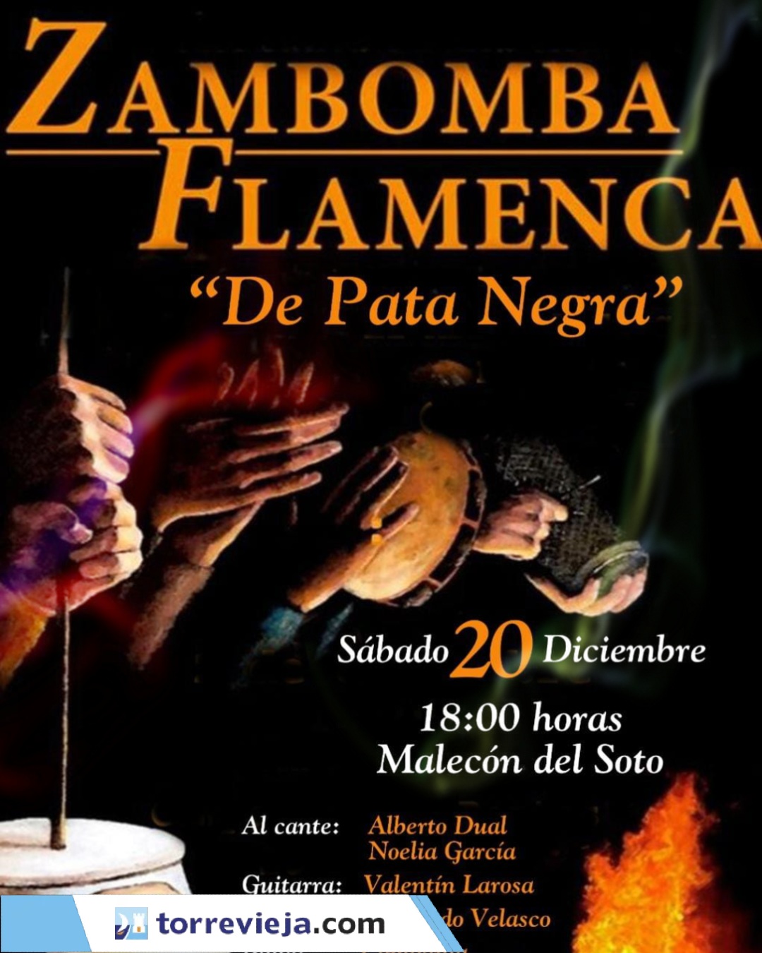 ZAMBOMBA FLAMENCA DE PATA NEGRA