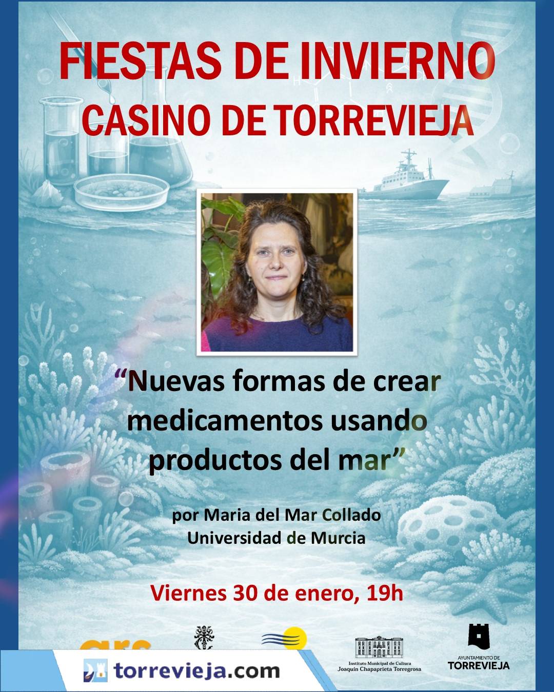 CHARLA NUEVAS FORMAS DE CREAR MEDICAMENTOS USANDO PRODUCTOS DEL MAR
