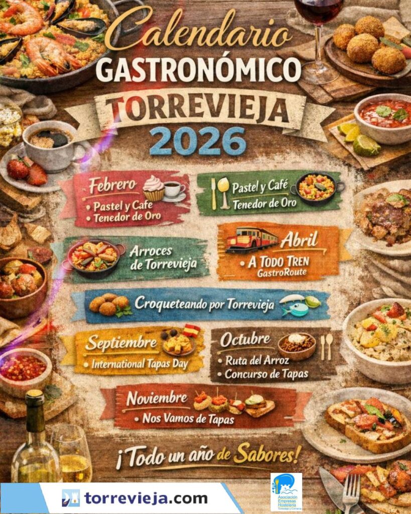Torrevieja 2026 gastronomisk kalender